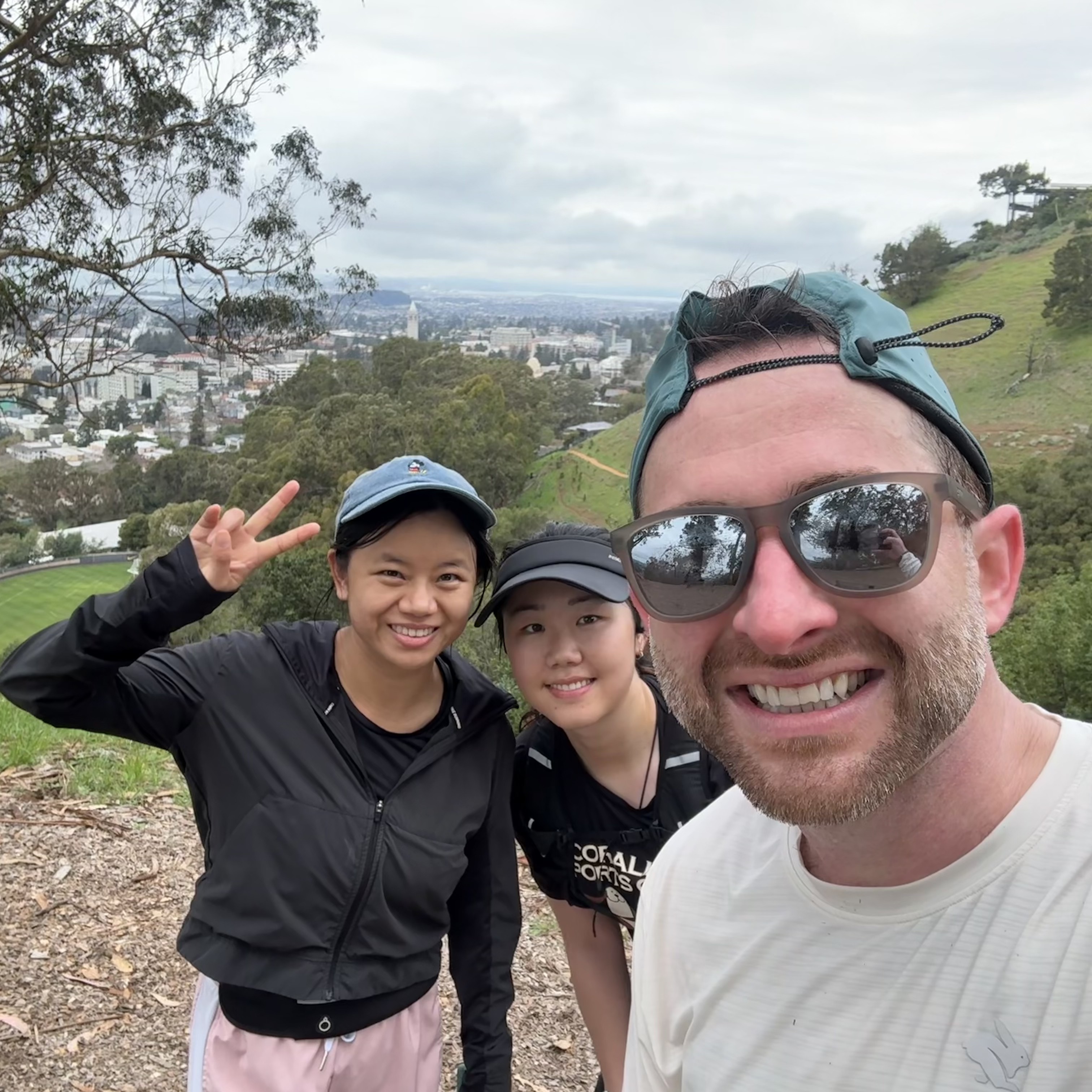 Members on a Tilden Park trail run